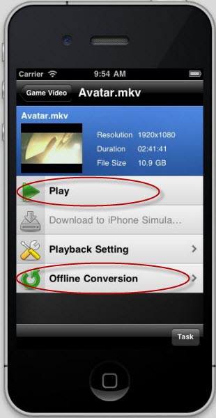 free iPhone/iPad video streaming software